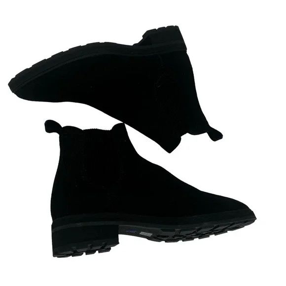 Rothy's The Lug Boot Merino Wool Lightweight Onyx Black Size W9.5 NWOB - Picture 7 of 11